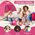 Set Set 3+ Kids Camping an Outdoor Campfire Toy Featuring a Tent, Oil lamp, Stove, and More,Gift Idea for Girls Age