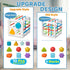 LiKee Toddler Montessori Toys for 1+ Years Old Boy Girl Birthday, Baby Infant Toys with 10pcs Sensory Pieces Shape Sorter, Colorful 1 2 3 Year Learning & Fine Motor Skills Toys for 18+ Months