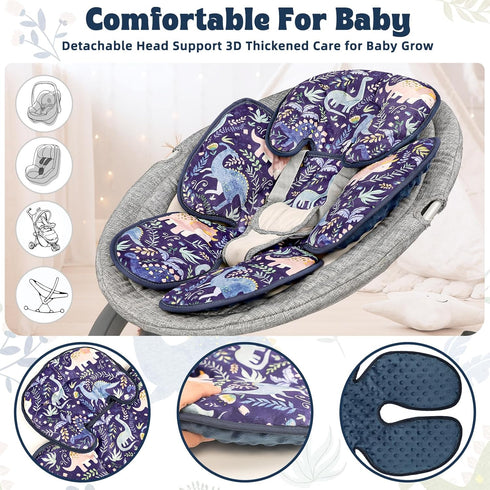2-in-1 Pea Pod Infant Car Seat Insert Baby Car Seat Head & Body Support for Newborns abaoys Preemie Carseat Stroller