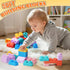 ZZXYPX 45pcs 18+ Soft Building Blocks for Toddlers - BPA-Free STEM Educational Toys Ages Months, Safe Preschool