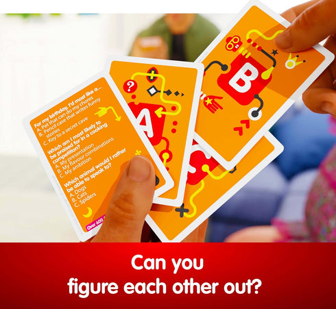 SUSSED The Game of Wacky Choices - Social Card Game for Kids & Adults, Family Party Travel Game - Oddball Orange Deck