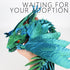 ACOCOFE 3D 16 inch 3D Printed Dragon Feathered Wyvern Toy, Large Fidget Articulated Dragon with Wings, Large Desktop
