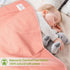 HOMRITAR 100% Cotton Baby Blankets for Girls Soft Breathable Waffle Blanket for Infant and Newborn with Cute Koala Design Receiving Blanket 30 Inch Pink by HOMRITAR