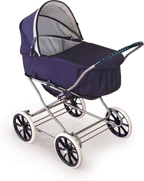 Badger Basket Toy Doll Pram Stroller - 3-in-1 for 22 Inch Dolls