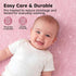 Pack Pack 38"x26" Yoofoss Muslin and Play Sheets Fitted, Organic Mini Crib Sheets for Boys Girls, Playard Sheet