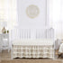 Sweet Jojo Designs Boho Bohemian Boy Girl Baby Crib Bed Skirt Nursery Dust Ruffle - Solid Taupe Beige Ivory Cream Off
