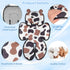 3in1 Baby Car Seat Head Body Support,Soft Breathable Infant Car Seat Insert Newborn Boy Girl,Reversible Cotton-Minnky