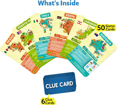 Skillmatics Card Game - Guess in 10 Countries of The World, Perfect for Kids & Families
