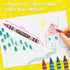 80 Count Lucky Art Pink Crayons Bulk - Regular Size Single Color Crayon Refill, Non-Toxic Art Supplies for Teachers
