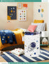 FANKANG Storage Basket, Foldable Canvas Laundry Hamper with Waterproof PE Coating for Kids, Office, Bedroom, Toys