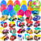 Duchong Prefilled Easter Eggs with Cars Toys for Easter Eggs Hunt, 24