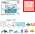 Set 8 3+ PTQ15 PicassoTiles Magnet Tiles Magnetic Building Blocks Aquarium Marine Animal Theme with Character Action