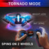 Force1 360 4WD 2.4GHz Tornado Red LED Remote Control Car for Kids- Double Sided Driving Fast RC Cars Flips, Outdoor Off