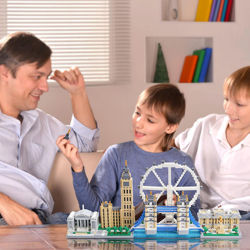 London Skyline Architecture Miniature Building Block Set - Architecture Series Model Toy, 3430 Pieces for All Ages
