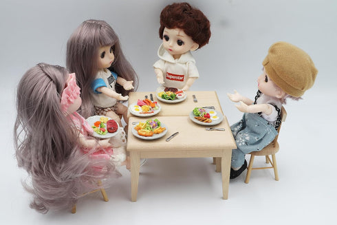 Lovely Mixed 5 Assorted Dollhouse Miniature Food - Tiny Food for Collectibles