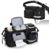 Parent Console Stroller Organizer Compatible with WONDERFOLD W&X, Black, with 2 Insulated Cup Holders and Removable
