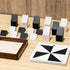 Lingle 80 3D Wooden Hidden Blocks Puzzle Game - Brain Challenges with Solid Wood Box & Deluxe Black and White Pieces