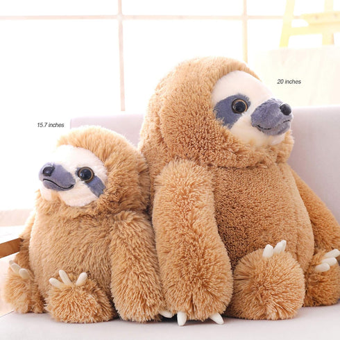 (20 Inches, Winsterch Large Sloth Stuffed Animal,Kids Fluffy Stuffed Sloth Teddy Bear Birthday, Big Plush Sloth Gifts