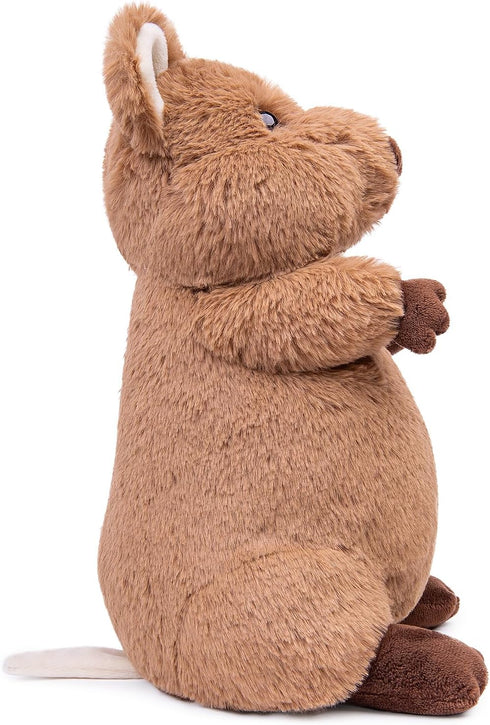 ZHONGXIN MADE Quokka Plush Toy - Realistic 12 Inch Stuffed Animal for Kids Birthday Gifts