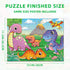 100 Nattork Jigsaw Puzzles Pieces for Kids Youth Dinosaur Puzzle - Pieces Fit Together Perfectly