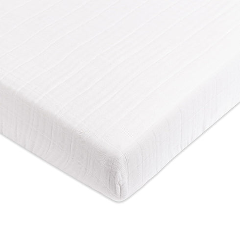 Babyletto 100% Organic Cotton Mini Crib Sheet, GOTS-Certified, Fitted 360, Ultra-Soft and