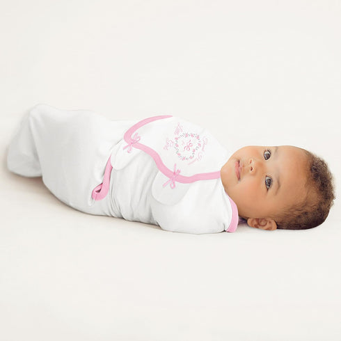 2-PK Little Me Original Swaddle Thank Heaven for Little Girls (SM)