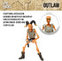 1:12 Boss Fight Studio Epic H.A.C.K.S. Outlaw Skeleton Action Figure Highly Articulated Collectible Figurine