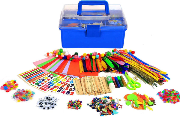 YITOHOP Arts and Crafts Supplies for Kids -1000+ pcs Art Craft kit in