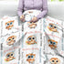 Novusopt Customized Owl Baby Blanket with Name Sherpa Blanket Personalized Owl Nursery Baby Blankets for Boys Girls