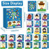 gisgfim 50 Pairs Memory Matching Game, Never Forget a Face Concentration Games
