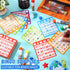 Set Night(0.5 oz) Crtiin Assorted Colors of Bingo Game Cards and Daubers Includes Bingo Paper Game Cards and Dot