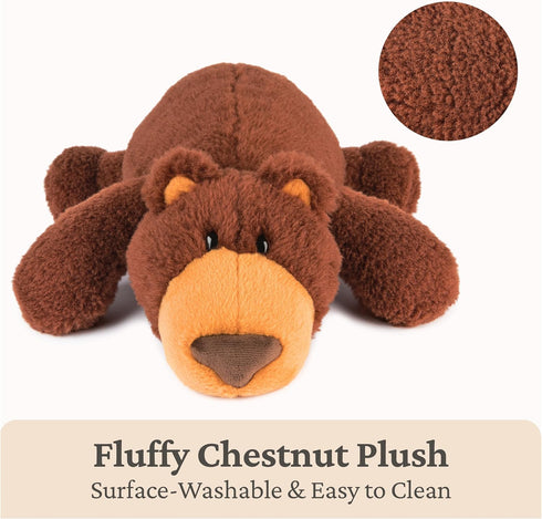 1 15 GUND Tush Teddy Bear, Premium Teddy Bear Stuffed Animal for Ages and Up, Brown
