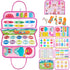 Freebear Busy Board Toddler Travel Toys Quiet Book Sensory Board for Toddlers