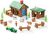 SainSmart Jr. Wooden Log Cabin Set Farm Building House Toy for Toddlers,