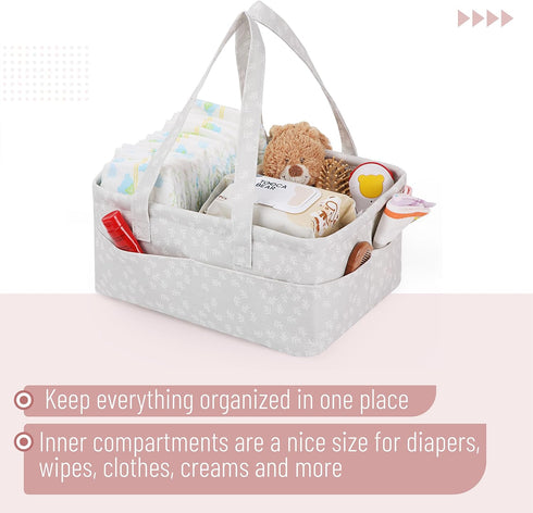 Mr. Pen Baby Diaper Caddy Organizer, Portable Diaper Organizer for Changing Table, Car Baby Caddy