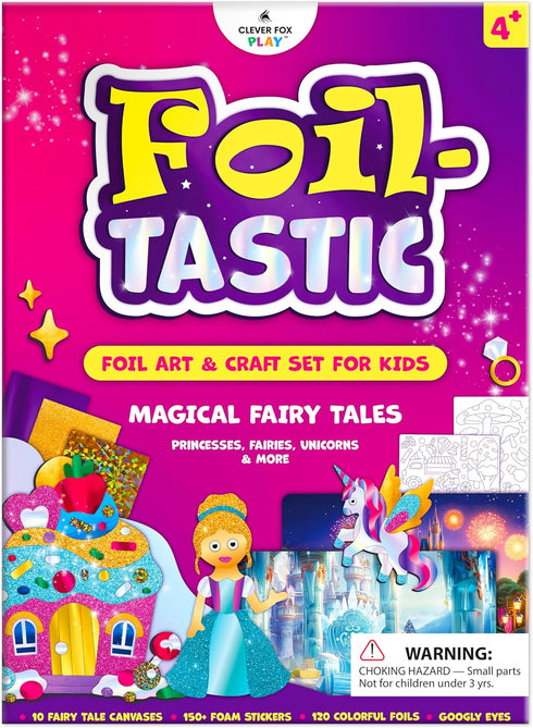 Foiltastic Art & Craft Set for Kids Fun Mess-Free Kit with Fairy-Tale