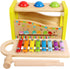 TOWO Wooden Hammer Ball and Xylophone Set - Mallet and Pegs Pound