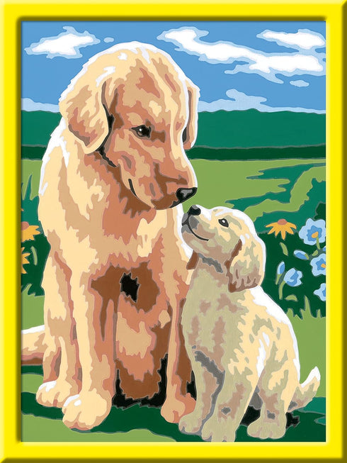 Ravensburger Motherly Love Paint by Numbers Kit for Kids - 20048 - Painting Arts and Crafts for Ages 7 and Up by Ravensburger