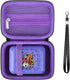 Hard Carrying Case for Bitzee Interactive Toy Digital Pet, Black+Purple Protective Storage Case with Zipper Pocket