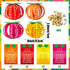 Aginc Berry 28 Set Bible Fruit Craft Kit - DIY Accent Fruitage of the Spirit Fruit Strip Craft Kit for Kids Sunday