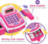 Set Prextex Grocery Store Pretend Play Electronic Toy Cash Register - STEM Cash Register for Kids with Microphone, Play