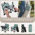 6-36 Toddler Booster Seat for Dining Table & Kitchen Chair - Portable Foldable with Removable Tray, Baby Camping Chair