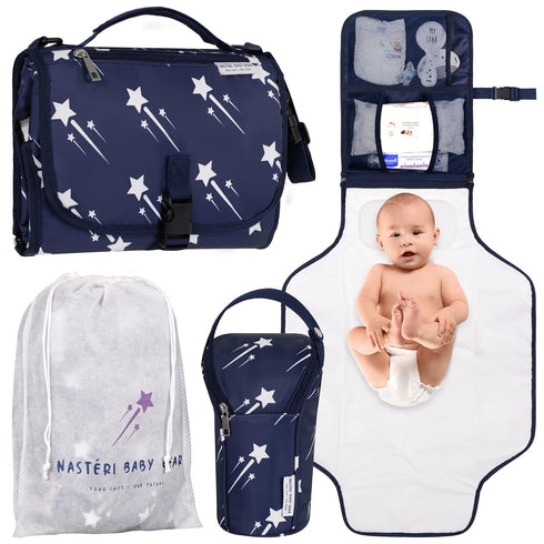 Nasteri Baby Gear Extra Large Portable Baby Changing Pad with Memory Foam