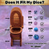 DND Dice Jail: Dice Chair of Shame with Dunce Hat, DND Accessories for Dungeons and Dragons