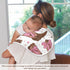 Mazeann 2 Pack Western Cowgirl Boots Star Burp Cloths Baby Boys Girls Absorbent Soft Cotton Burping Cloths Rags