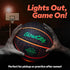 GlowCity Glow in The Dark Basketball for Teen Boys, Glowing Red Basketball, Light Up LED Toy for Night Ball Games