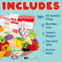 3 100+ 10 Peaceable Kingdom Math Sandwich Game: Preschool Math Games for Kids Ages and Up Includes Felt Food Pieces