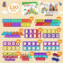 130PCS Set 2 3 4 5 6 7 8+ Paaxido Magnetic Tiles - Magnetic Blocks for Kids, Magnet Tiles Building Blocks with Cars