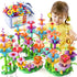 Garbo Star 148PCS 3 4 5 6 3 4 5 3-5 Flower Garden Building Toys for Year Old Girls, Educational Activity Preschool