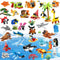 VEMBAP 34 Packs Party Favors for Kids, Ocean Animal Building Blocks for Goodie